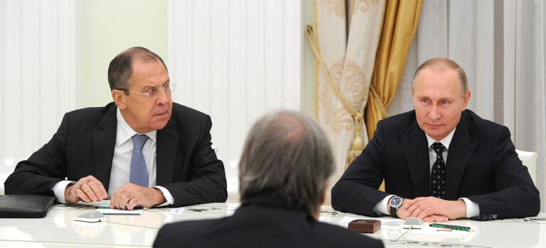 Sergey Lavrov & Vladimir Putin