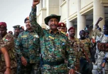 Al Burhan Visits Cairo